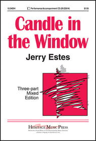 Candle in the Window Three-Part Mixed choral sheet music cover Thumbnail